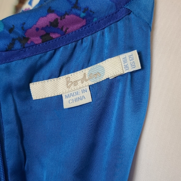 Boden Retro Style Draped Collar Size 12L - Picture 7 of 10